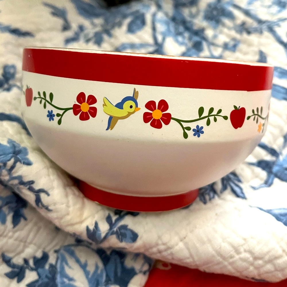 Disney Snow White 🌼🍎🌿 and the Seven Dwarfs Wooden Baking Set Bowl